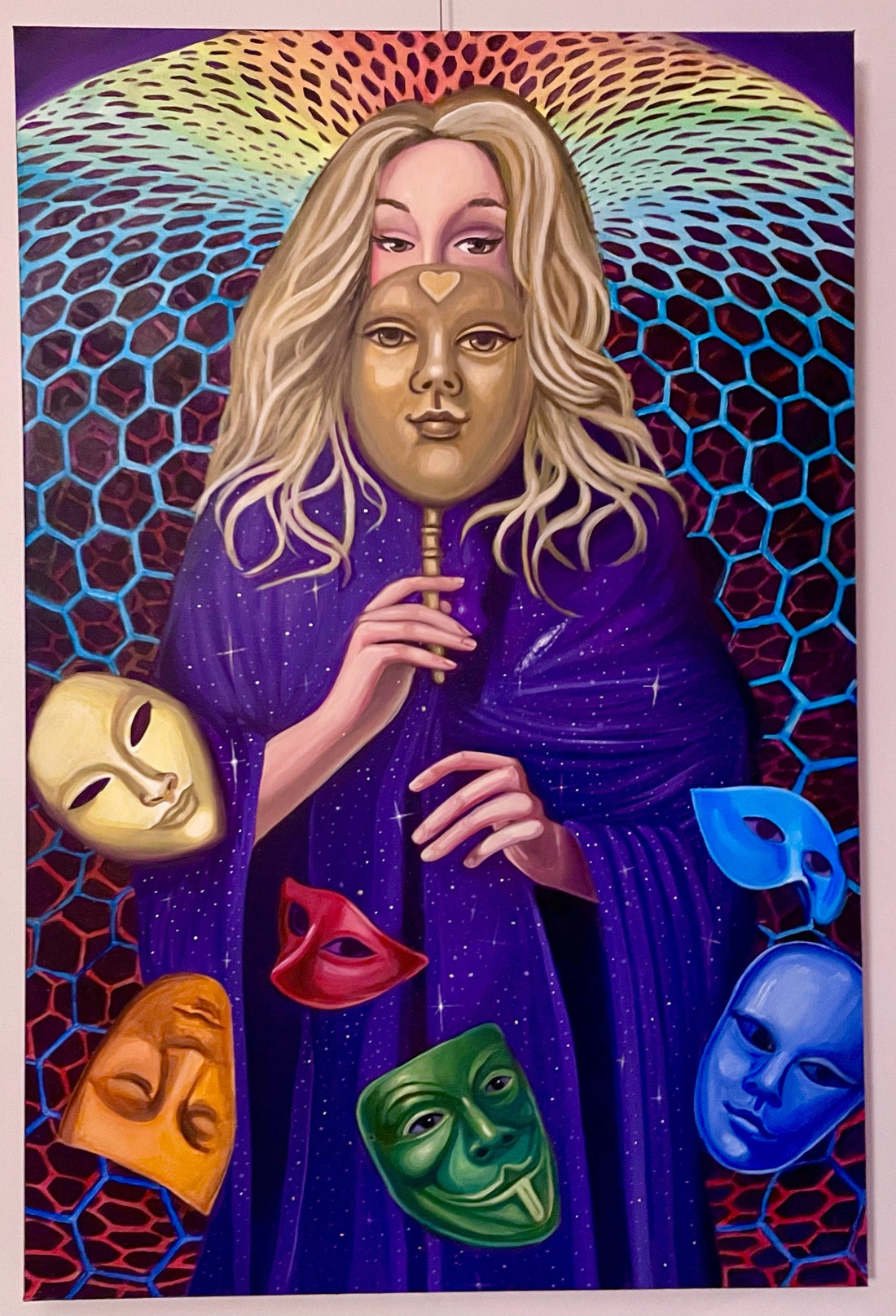 Shedding the Masks of Ego: A Self-Portrait of Liberation and Spiritual Awakening