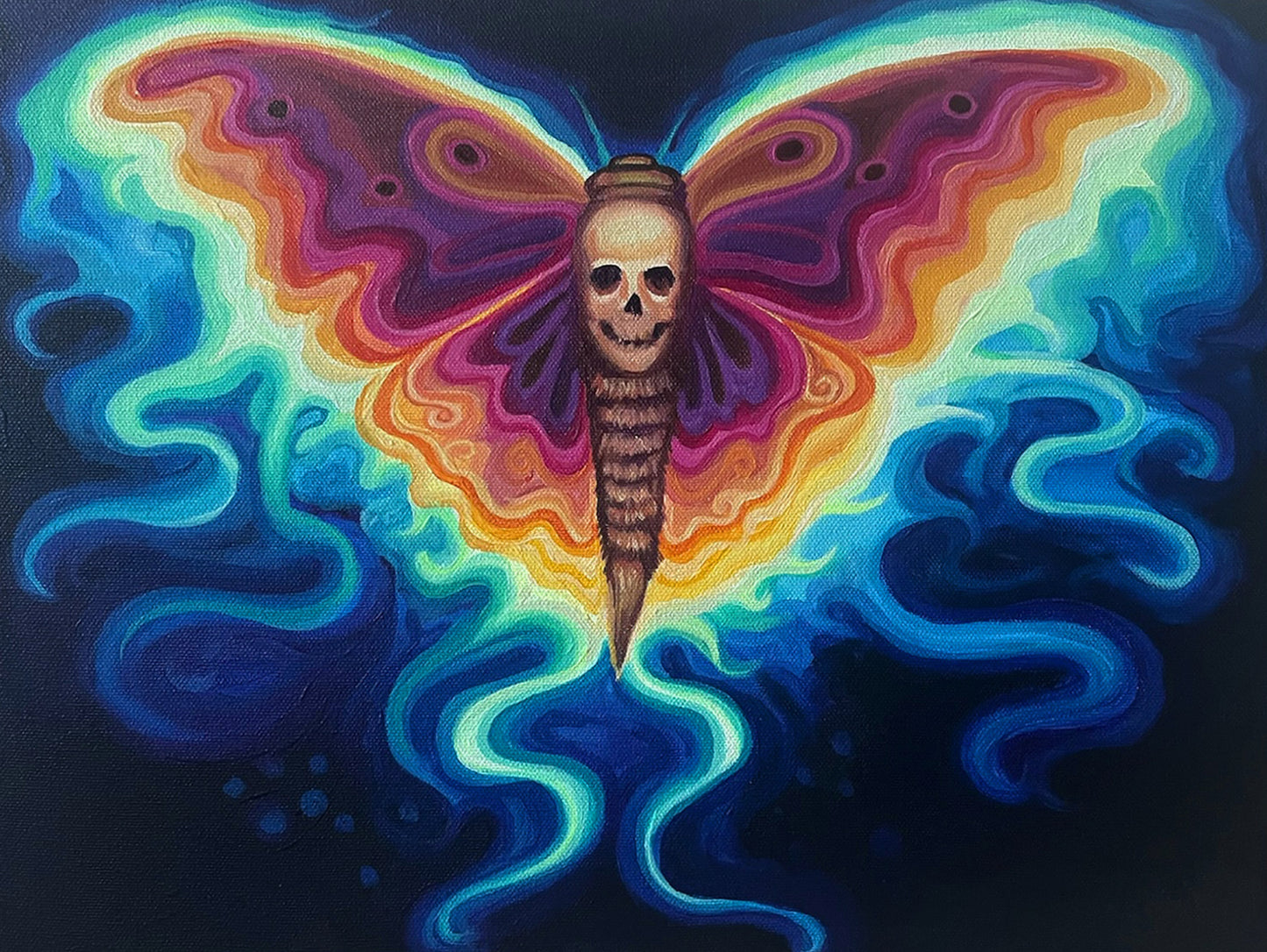 Eternal Becoming : Psychedelic EgoDeathMoth
