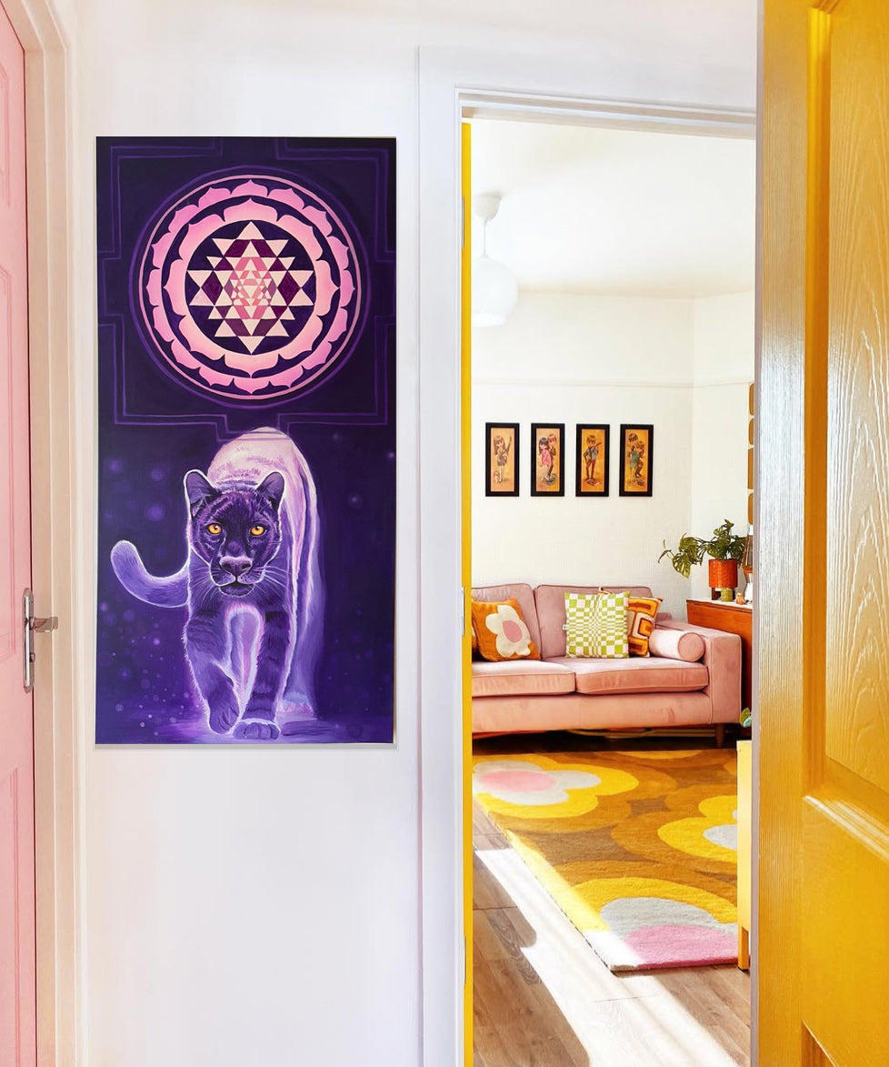 Premonition : Panther and Shri Yantra