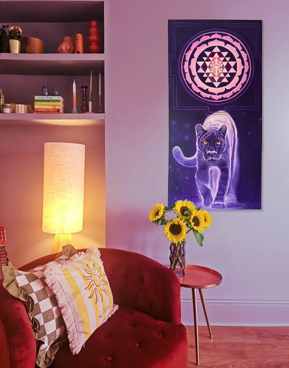 Premonition : Panther and Shri Yantra