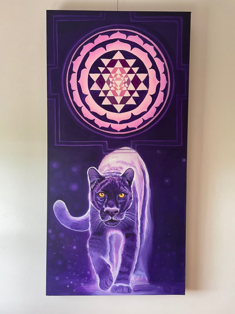 Premonition : Panther and Shri Yantra