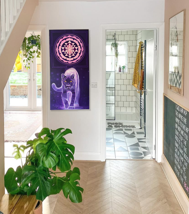 Premonition : Panther and Shri Yantra