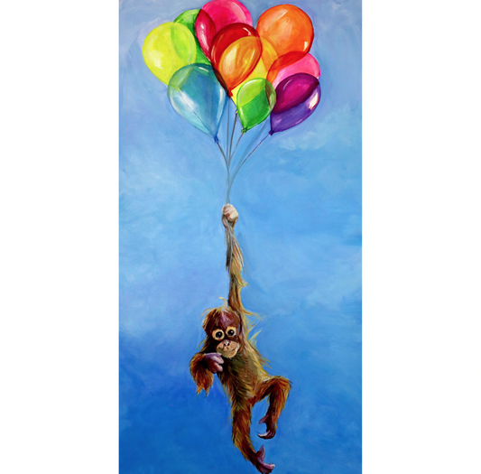 Monkey with Balloons