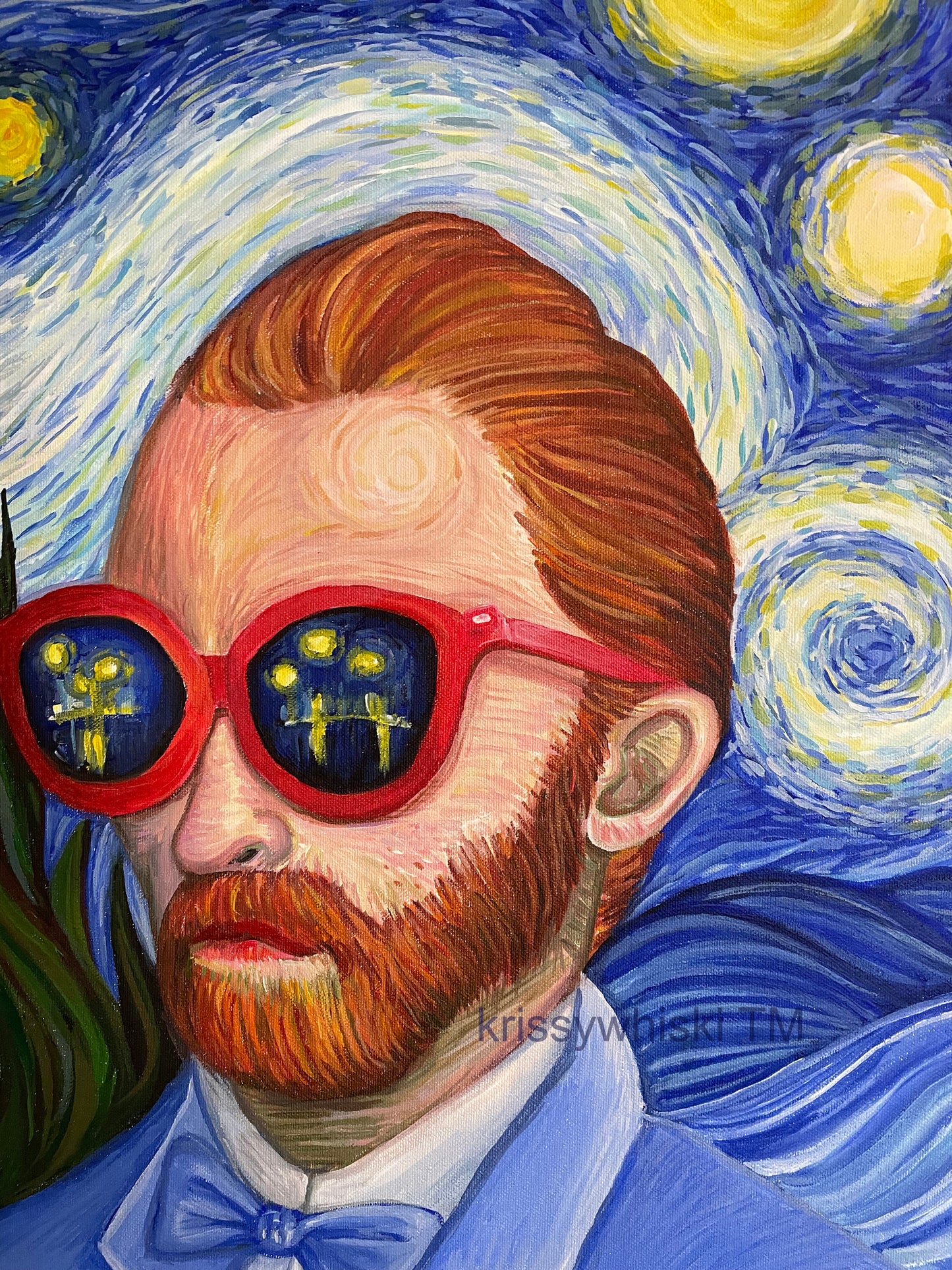 Van Gogh Starry Night Portrait